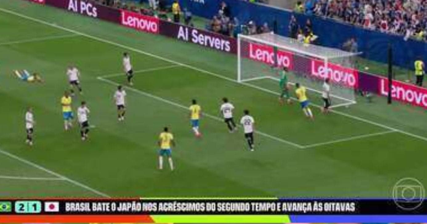 Globo transmite jogo do Brasil e Japão e dispara no Ibope (Foto: Reprodução / Globo) Globo transmite jogo do Brasil e Japão e dispara no Ibope (Foto: Reprodução / Globo)