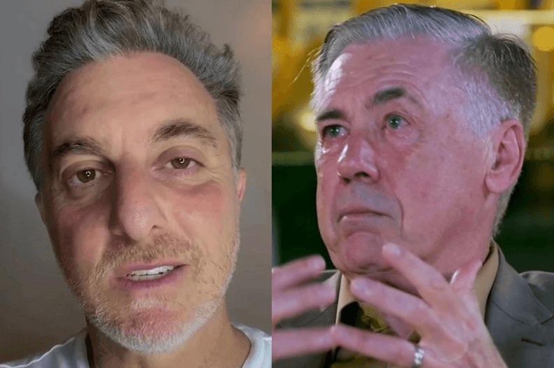 Luciano Huck e Carlo Ancelotti (Foto: Reprodução / Globo)
Luciano Huck e Carlo Ancelotti (Foto: Reprodução / Globo)