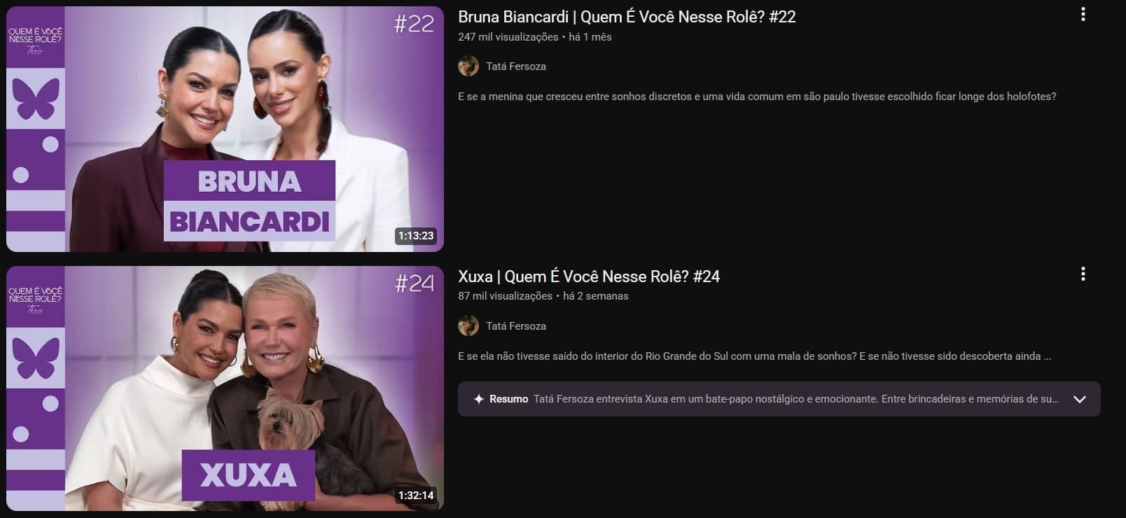 Tais Fersoza segue com seu canal no YouTube (Foto Reprodução/YT) Tais Fersoza segue com seu canal no YouTube (Foto Reprodução/YT)