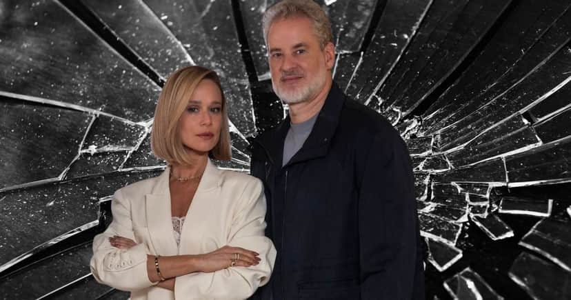 Dora e Ademir em Quem Ama Cuida (Foto: Reprodução / Globo / Montagem TV Foco) Dora e Ademir em Quem Ama Cuida (Foto: Reprodução / Globo / Montagem TV Foco)